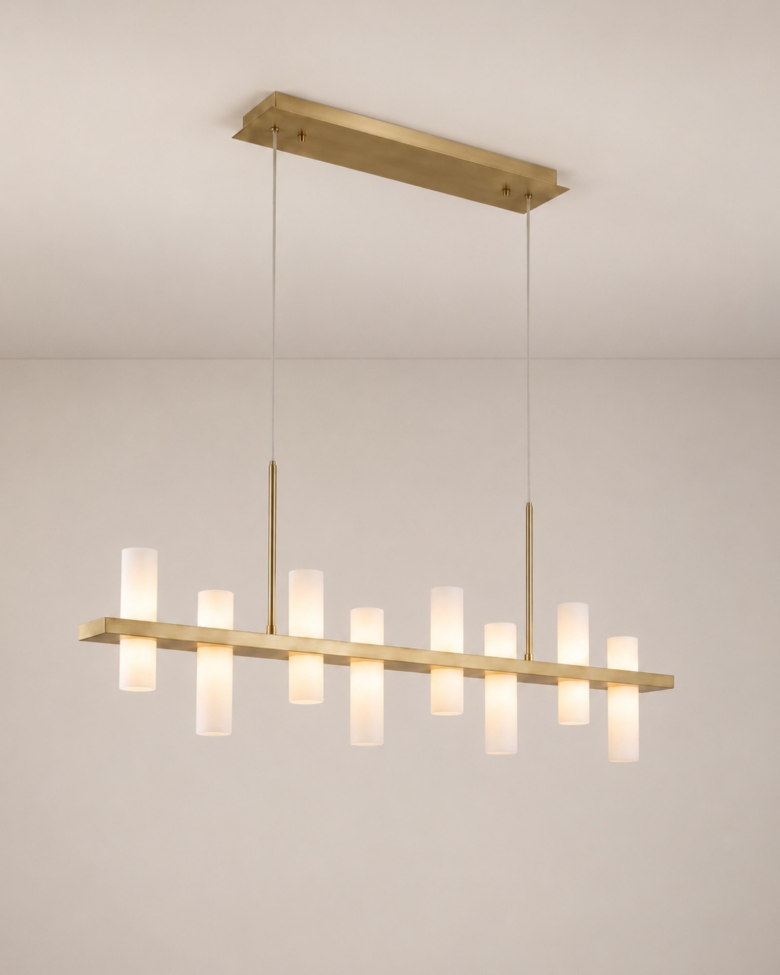 Luminária pendente decorativa de vidro
